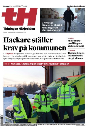 Tidningen Härjedalen 2024-01-03