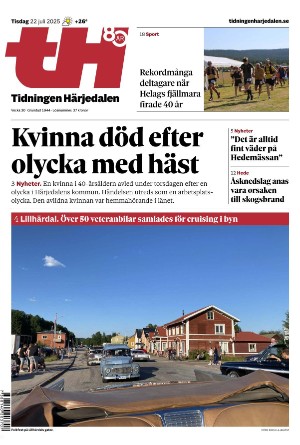 Tidningen Härjedalen 2025-07-22