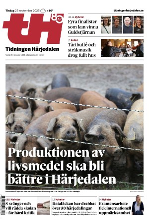 Tidningen Härjedalen 2025-09-23