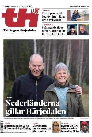 Tidningen Härjedalen 2025-11-04