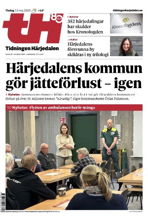 Förstasida Tidningen Härjedalen