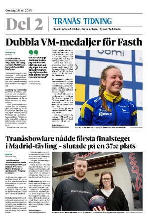 Tranås Tidning Del2 2025-07-16