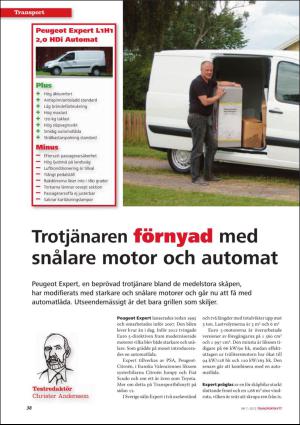 Transportnytt Testar Transportbilar 2012/7 (2012-08-15)