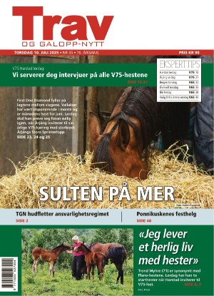 Trav og Galopp-Nytt 10.07.25