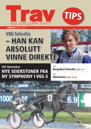Trav og Galopp-Nytt - Tipsbladet 30.11.20