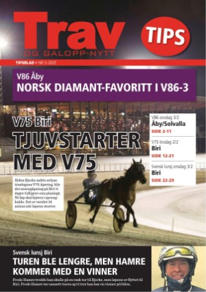 Trav og Galopp-Nytt - Tipsbladet 01.02.21
