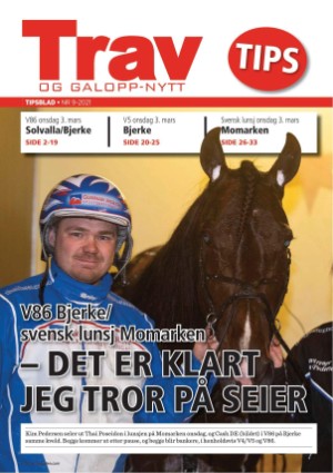 Trav og Galopp-Nytt - Tipsbladet 01.03.21