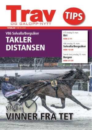 Trav og Galopp-Nytt - Tipsbladet 08.03.21