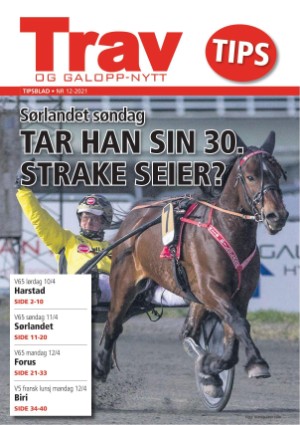Trav og Galopp-Nytt - Tipsbladet 09.04.21