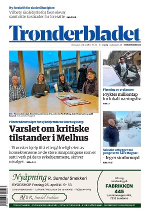 Trønderbladet 25.04.25