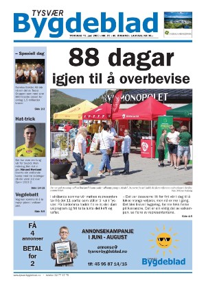 Tysvær Bygdeblad 15.06.23