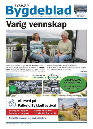 Tysvær Bygdeblad 10.08.23