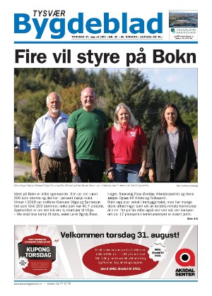Tysvær Bygdeblad 31.08.23