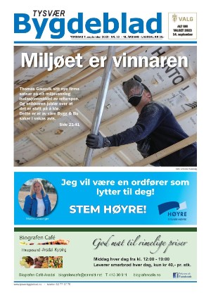 Tysvær Bygdeblad 07.09.23