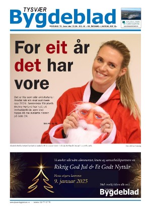 Tysvær Bygdeblad 19.12.24