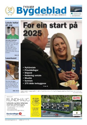 Tysvær Bygdeblad 16.01.25