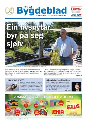 Tysvær Bygdeblad 31.07.25