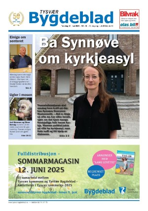 Forside Tysvær Bygdeblad