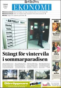 Upsala Nya Tidning UNT Ekonomi 2004-11-16