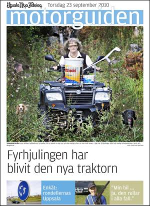 Upsala Nya Tidning UNT Motor 2010-09-23