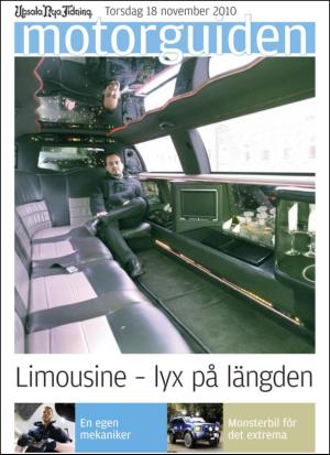 Upsala Nya Tidning UNT Motor 2010-11-18