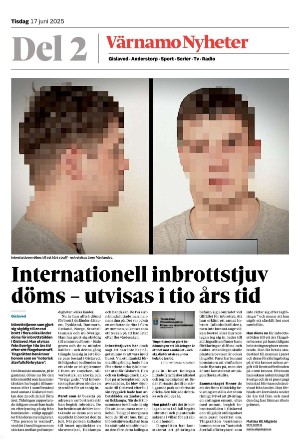Värnamo Nyheter Del2 2025-06-17