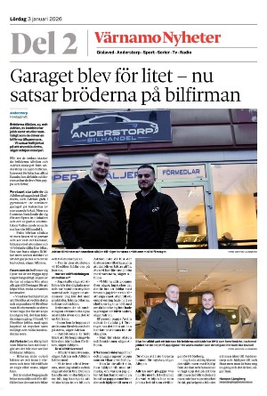 Värnamo Nyheter Del2 2026-01-03