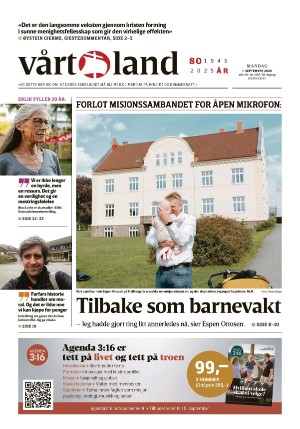 Vårt Land 01.09.25