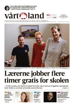 Vårt Land 05.09.25
