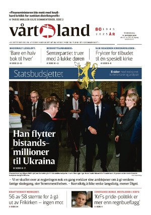 Vårt Land 16.10.25