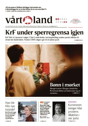 Vårt Land 22.10.25 Vårt Land 22.10.25