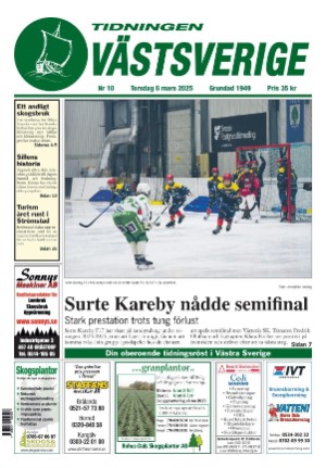 Västsverige 2025-03-06
