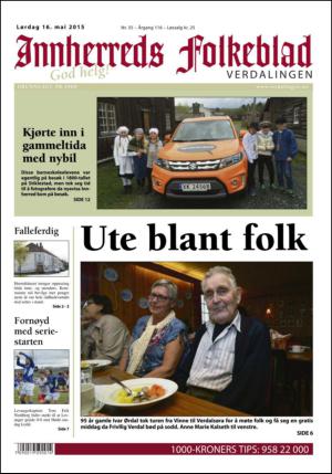 Innherreds Folkeblad Verdalingen 16.05.15