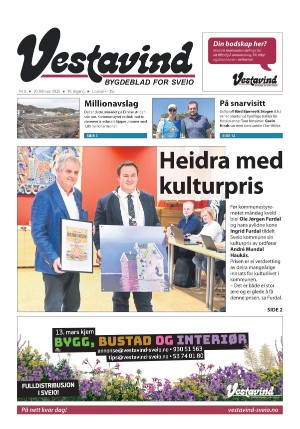 Vestavind 20.02.25