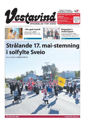 Vestavind 22.05.25