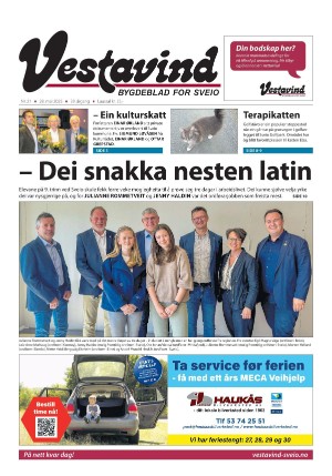 Vestavind 28.05.25