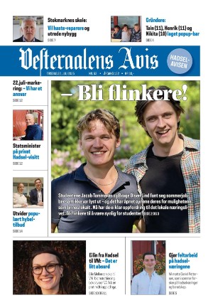 Vesteraalens Avis 22.07.25