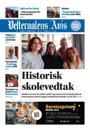 Vesteraalens Avis 23.09.25