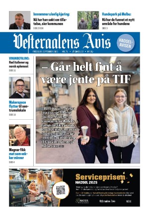 Vesteraalens Avis 26.09.25
