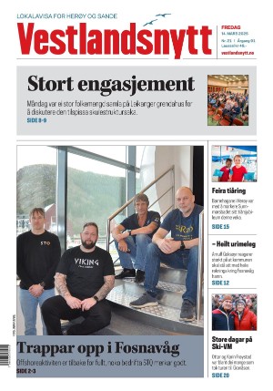 Vestlandsnytt 14.03.25
