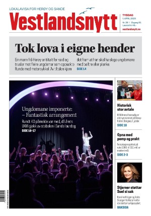 Vestlandsnytt 01.04.25