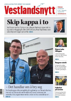 Vestlandsnytt 23.05.25