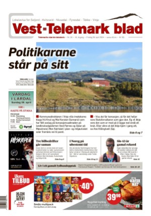 Vest-Telemark Blad 26.04.24