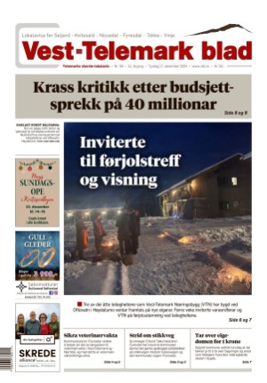 Vest-Telemark Blad 17.12.24