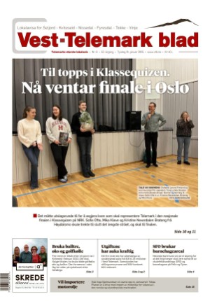 Vest-Telemark Blad 21.01.25