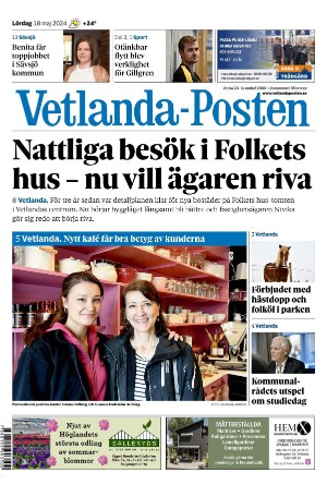 Vetlanda-Posten 2024-05-18