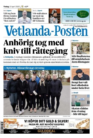 Vetlanda-Posten 2025-04-15