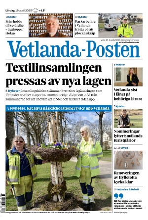 Vetlanda-Posten 2025-04-19