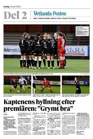 Vetlanda-Posten Del2 2025-04-12