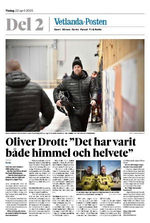 Vetlanda-Posten Del2 2025-04-22